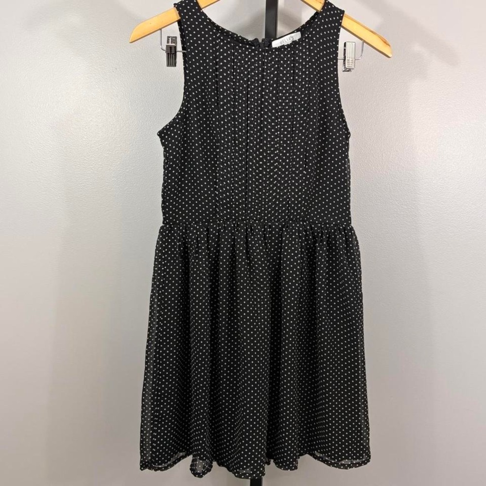 Delia's Black and white polka dot dress‎ size 7